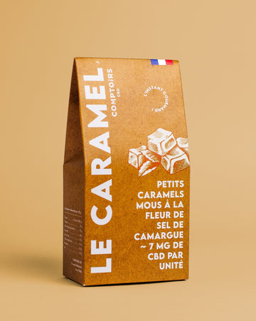 LE CARAMEL - Caramels mous à la fleur de sel de Camargue & au CBD - 130 g - LEEF CBD